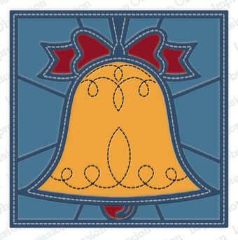 Quilted Bell - Impression Obsession Craft Die