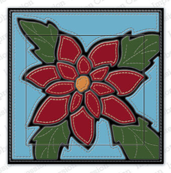 Quilted Poinsettia - Impression Obsession Craft Die