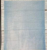 14 Count Hint of Blue Aida 16"x20", zoomed in. Select this picture to zoom back out.