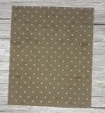 16 Count Brown Mini Dot Aida 16"x20", zoomed in. Select this picture to zoom back out.