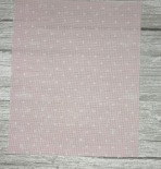 16 Count Pale Pink Dot Aida 16"x20", zoomed in. Select this picture to zoom back out.
