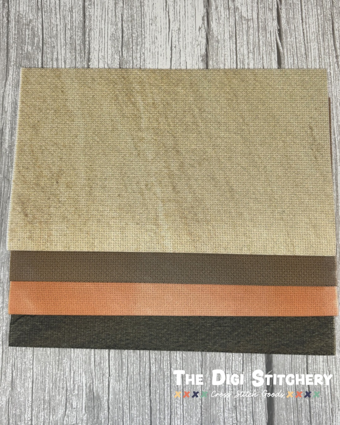 32 Count Light Sandstone Linen 14"x16", different perspective #1, zoomed in. Select this picture to zoom back out.
