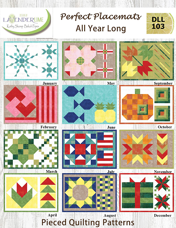 Perfect Placemats All Year Long - Quilt Pattern