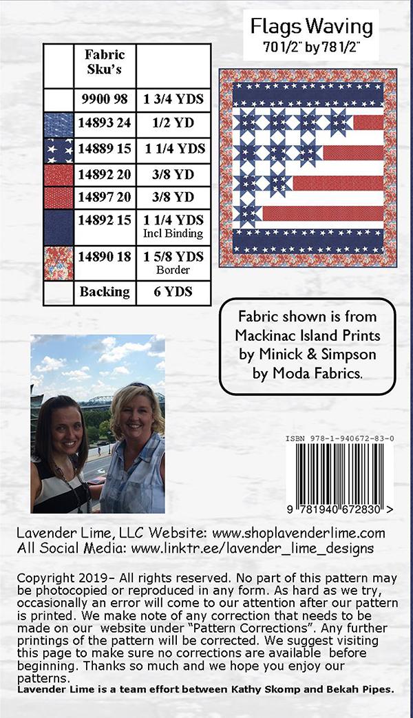 Flags Waving - Quilt Pattern