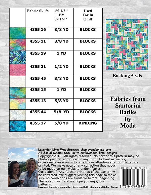 Salt On The Rim - Quilt Pattern