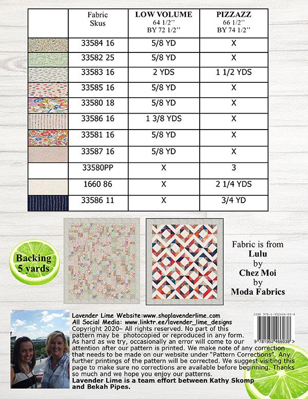 Low Volume With Pizzazz - Quilt Pattern