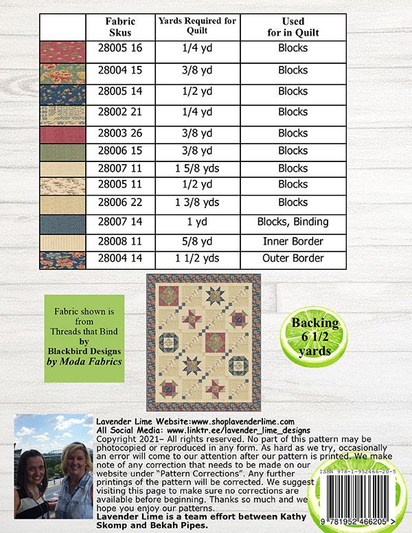 Flowers For Mary - Quilt Pattern