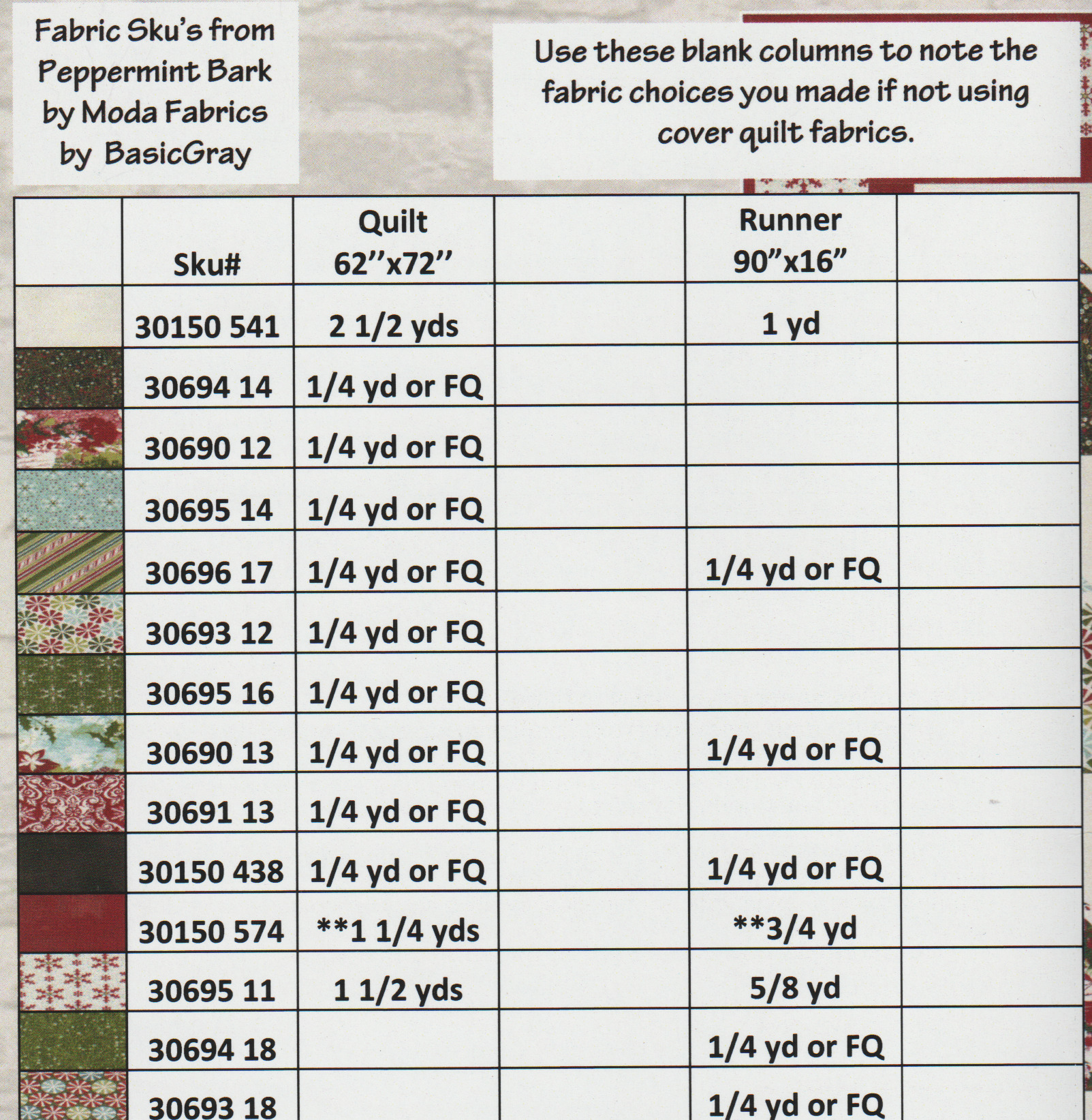 Around the Christmas Tree - Quilt Pattern