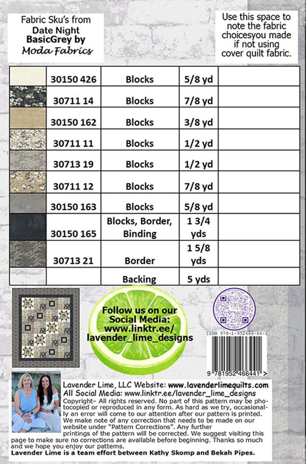 A Night to Remember - Quilt Pattern