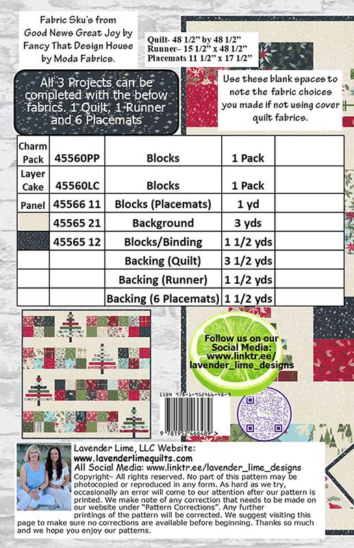 Christmas Trio - Quilt Pattern