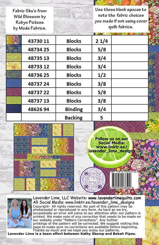 Chunky Cuts - Quilt Pattern