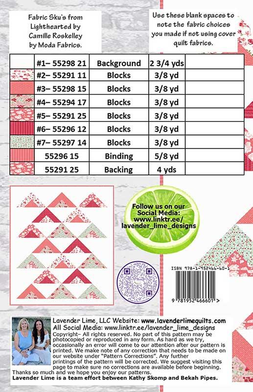 Mountain Peaks - Quilt Pattern