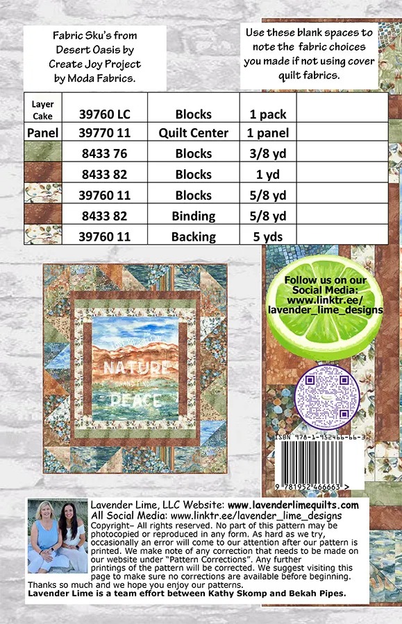Mark's Trail - Quilt Pattern
