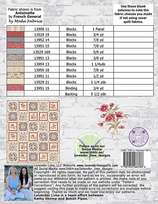 Roses of Sharon - Quilt Pattern