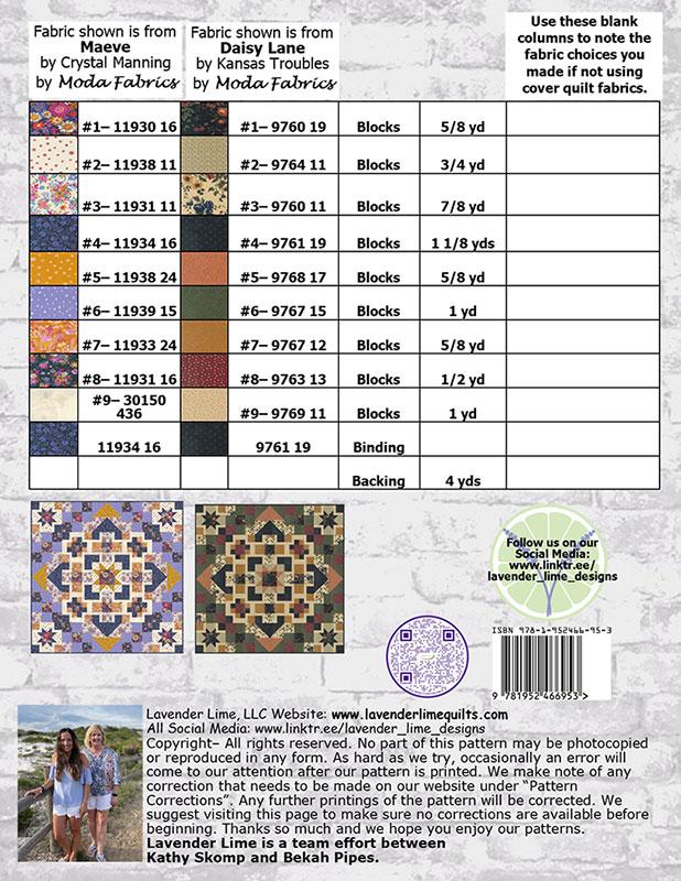 Ryan's Sampler of Six - Quilt Pattern