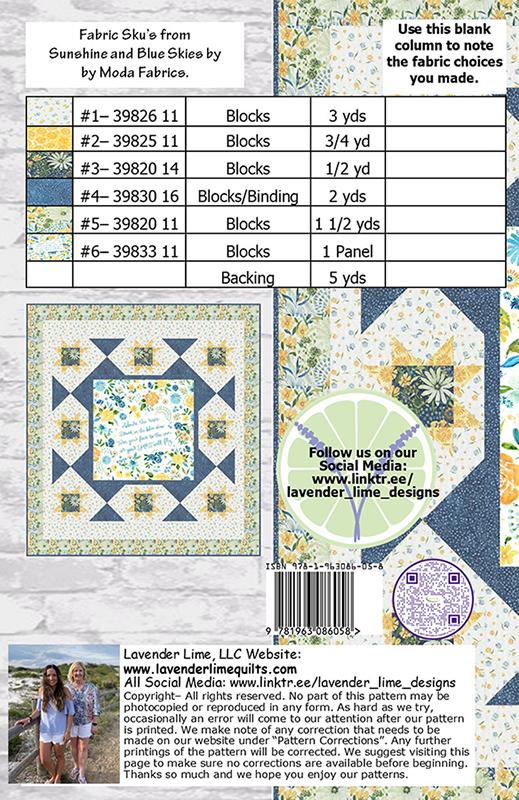 Bring on the Sun - Quilt Pattern