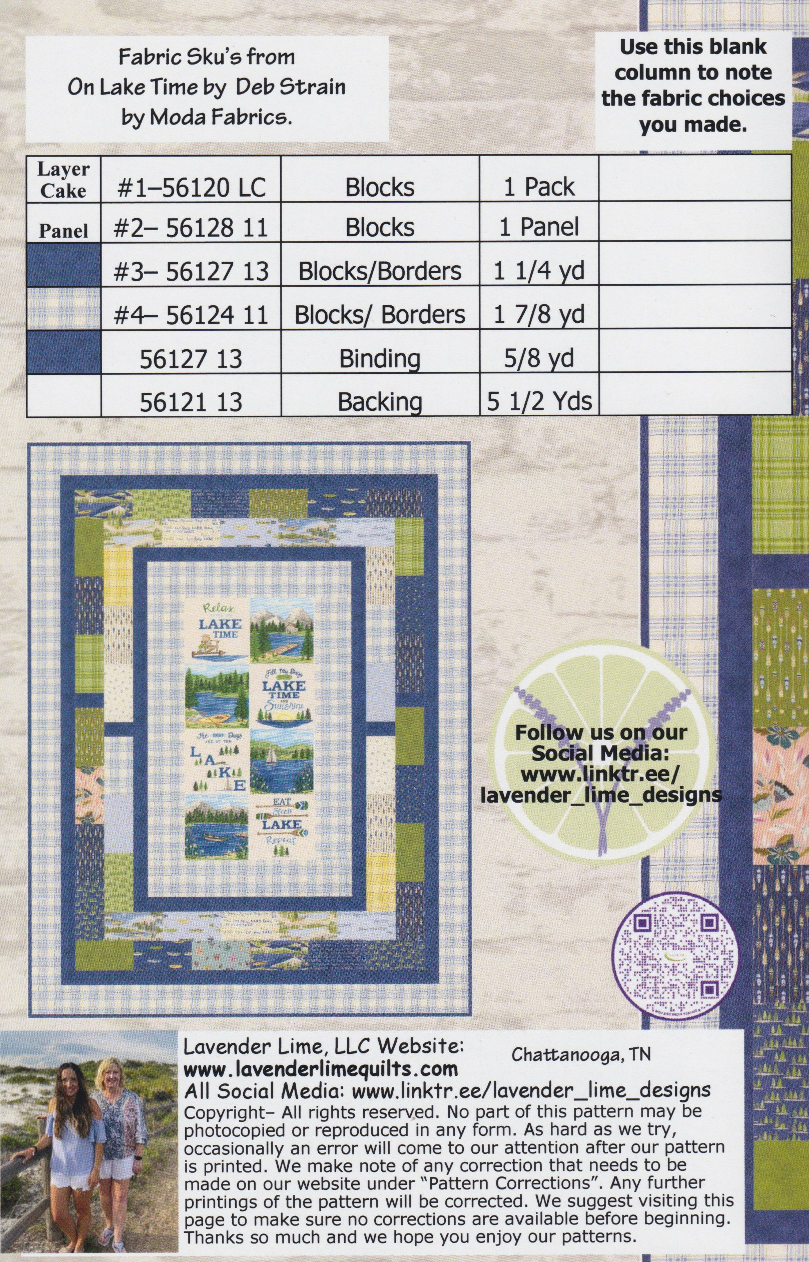 Summer Time - Quilt Pattern