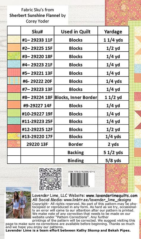 Sunshine and Stars - Quilt Pattern