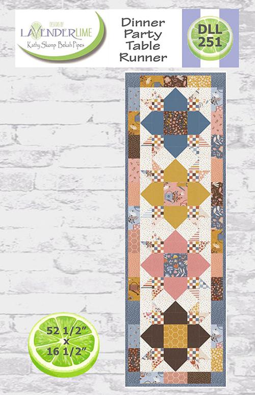 Dinner Party Table Runner - Quilt Pattern