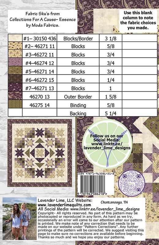 Lavender Breeze - Quilt Pattern