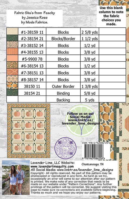 Peachy Sweet - Quilt Pattern