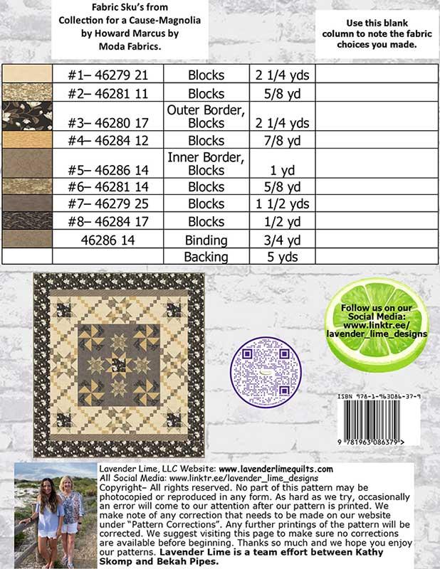 Night Blooms - Quilt Pattern