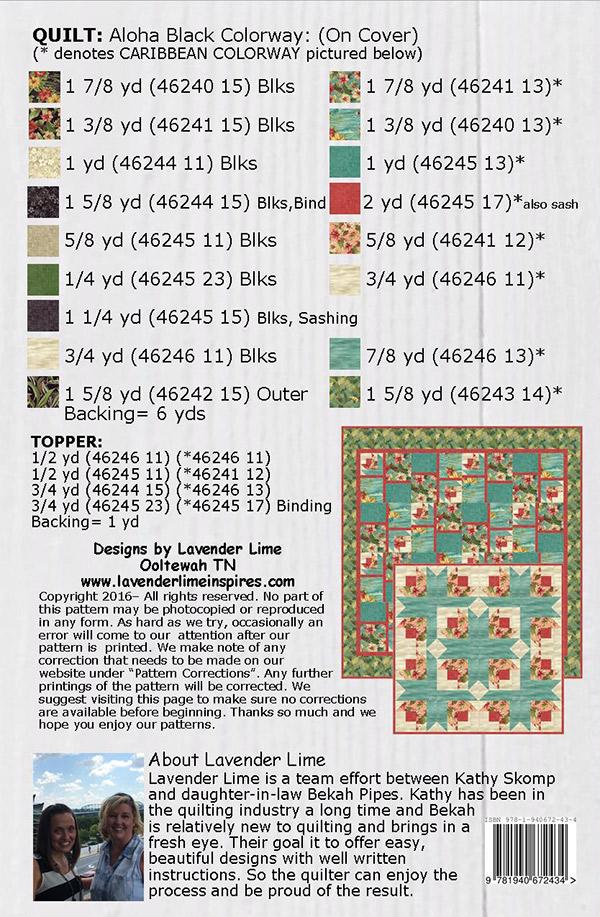 Aloha - Quilt Pattern