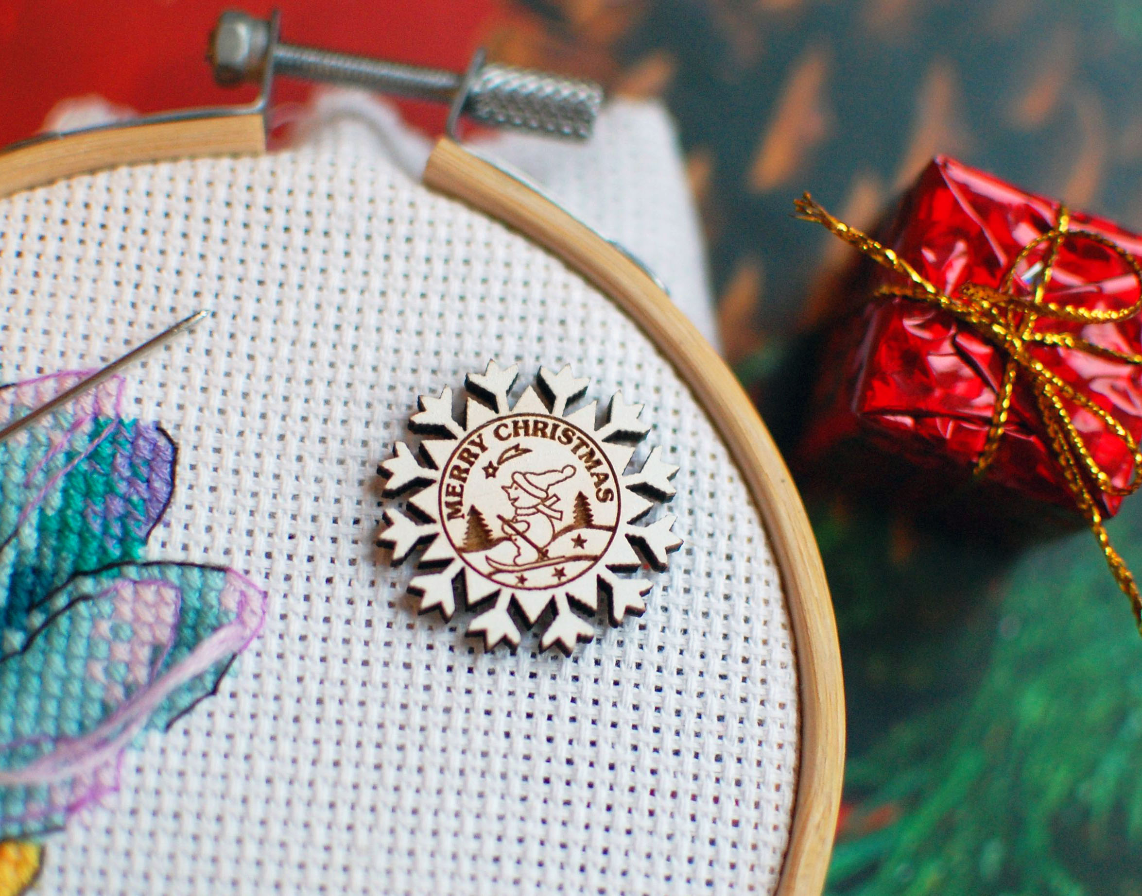Snowflake - Christmas Needle Minder