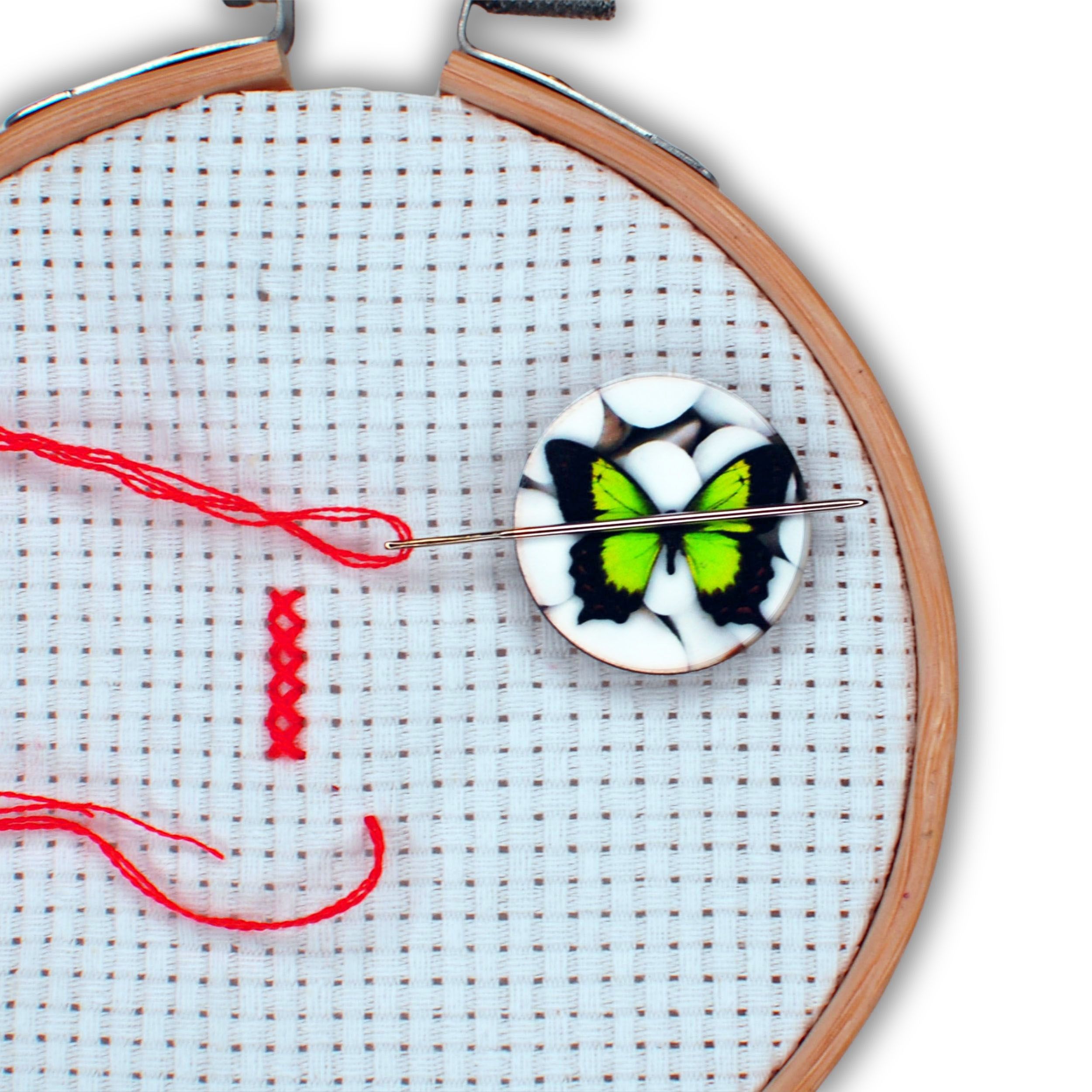 Green Butterfly - Needle Minder