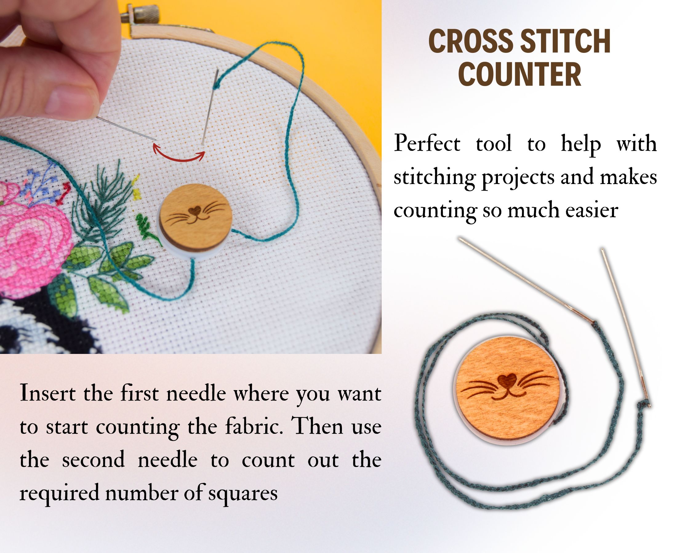 Kitten Design - Cross Stitch Counter