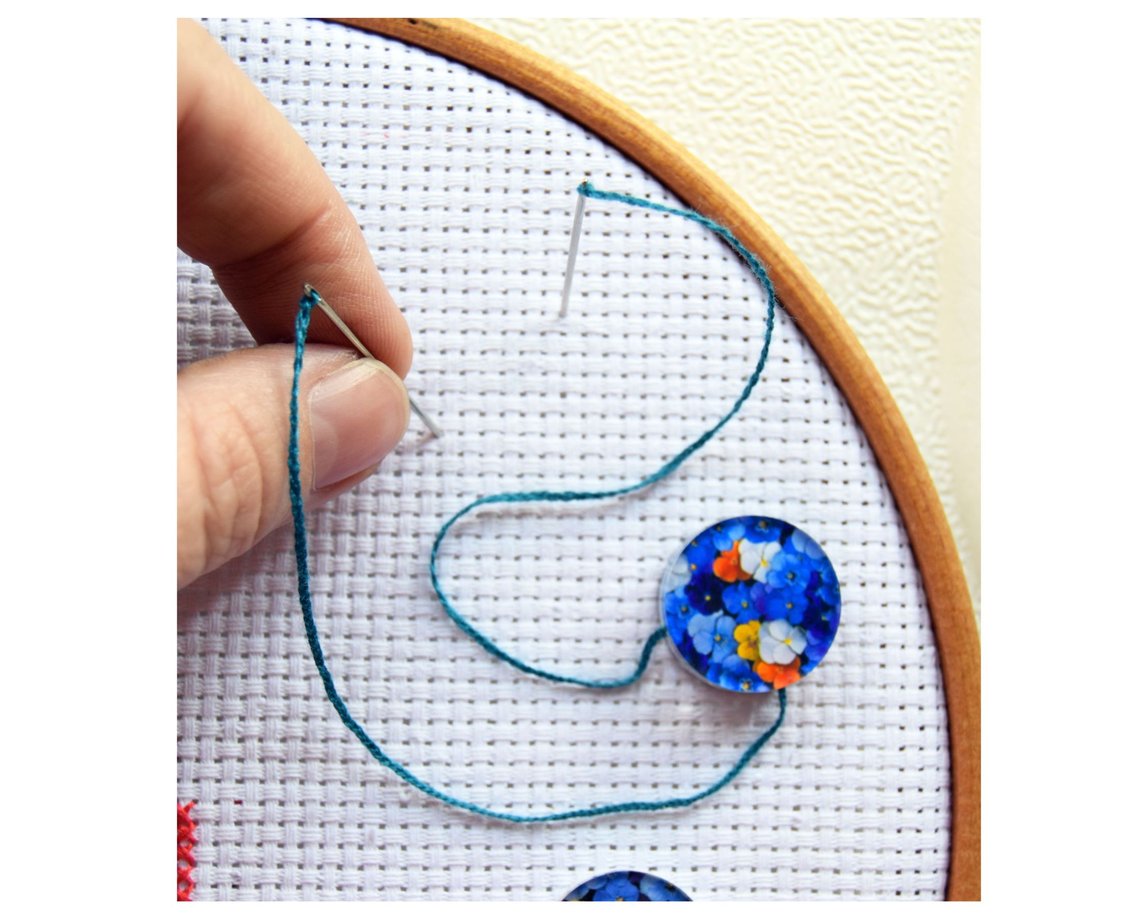Spring Garden Design - Cross Stitch Counter