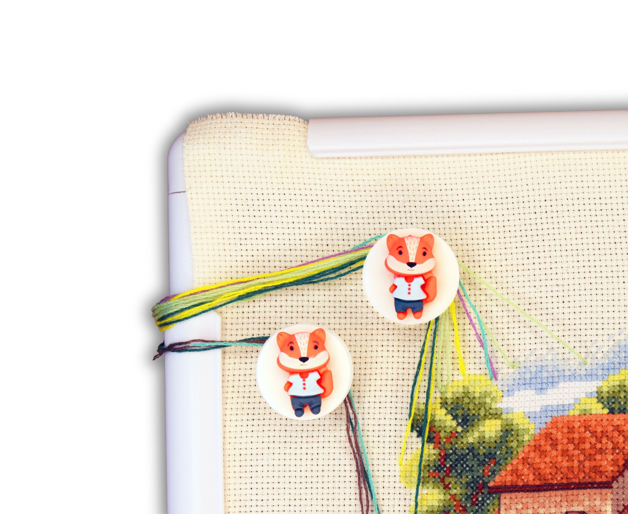 Big Foxes (2pcs) - Parking Bobbins