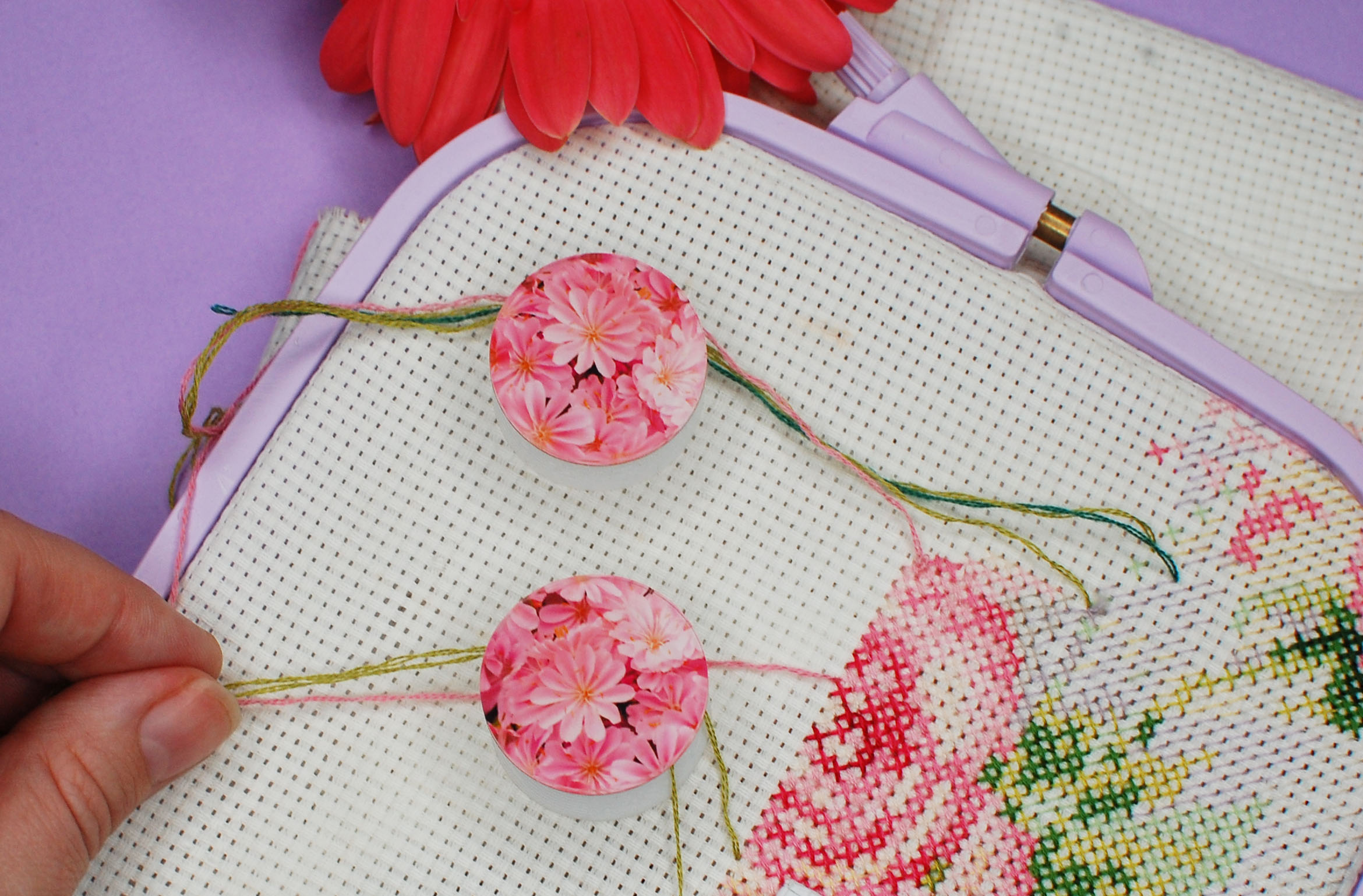 Light Pink (2pcs) - Parking Bobbins