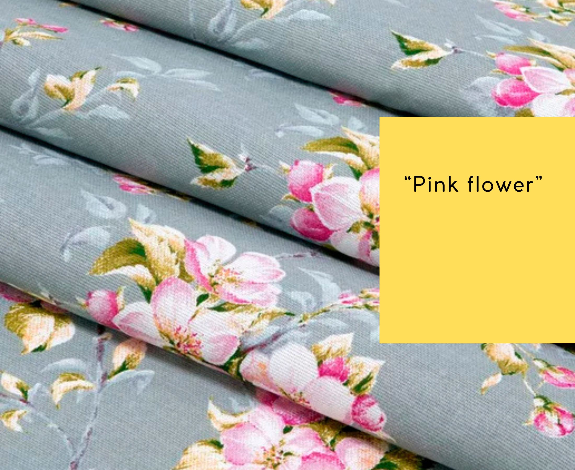 Pink Flowers - Cross Stitch Project Roll