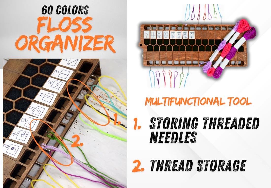 Floss Organizer - 34 Colors