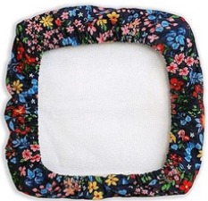 Flowers Fabric Grime Guard 11" x 11"