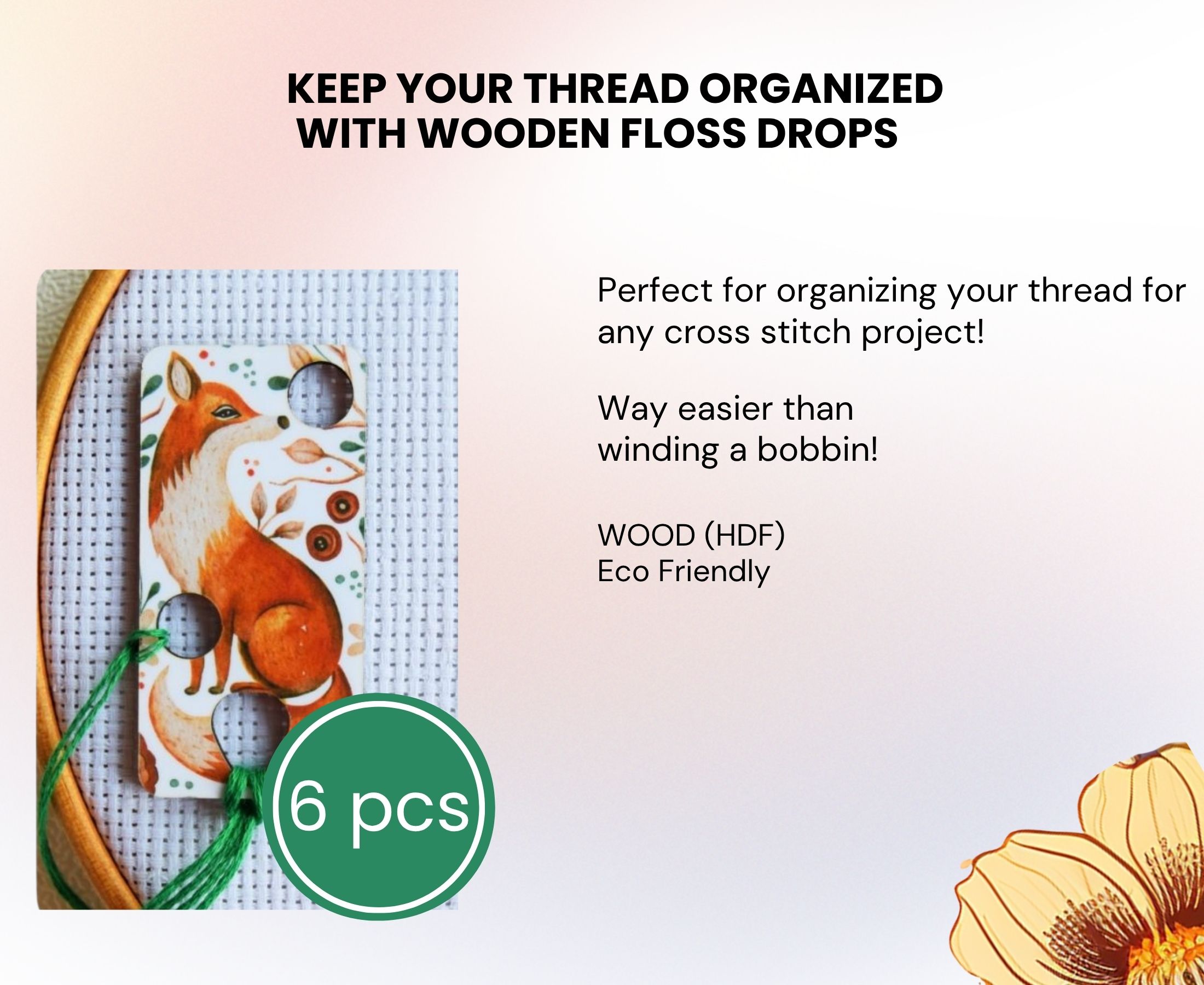 Fox Style #1 (6pcs) - Floss Drops