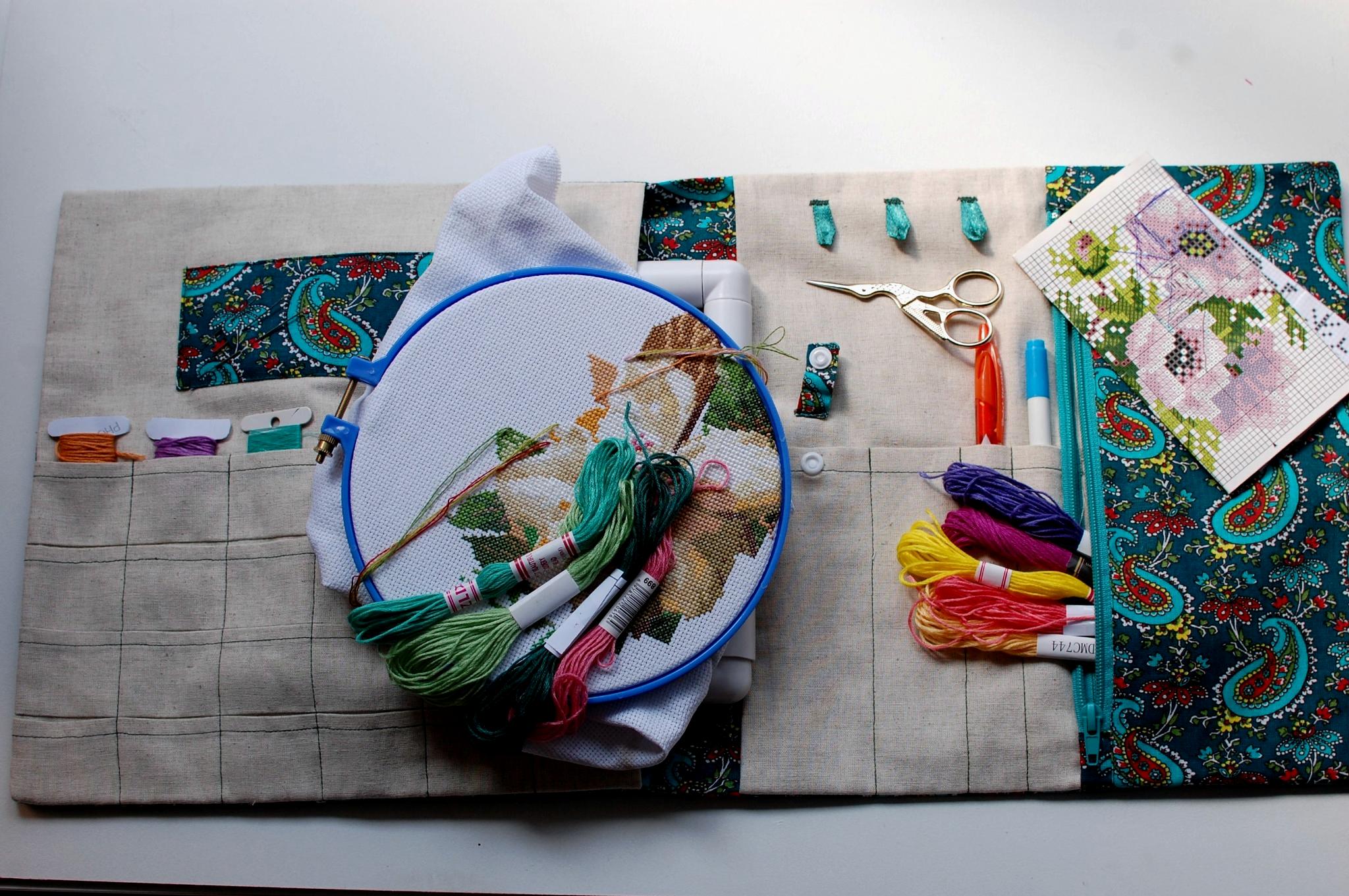 Cross Stitch Storage Project Bag #2