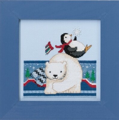 Polar Play - Beaded Cross Stitch Kit