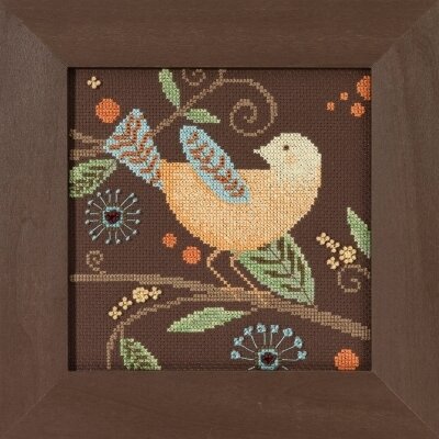 Yellow Bird - Out on a Limb - Beaded Cross Stitch Kit