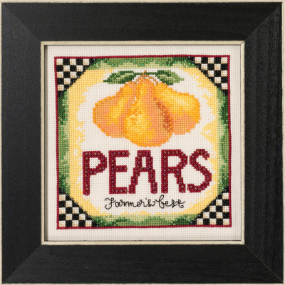 Pears - Beaded Cross Stitch Kit