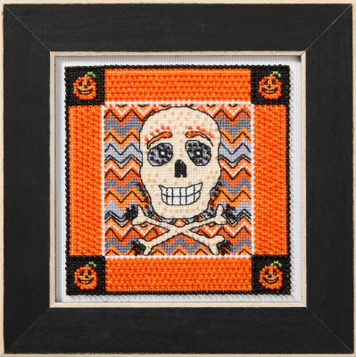 Skull - Halloween Beaded Cross Stitch Kit