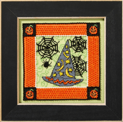 Witch Hat - Halloween Beaded Cross Stitch Kit