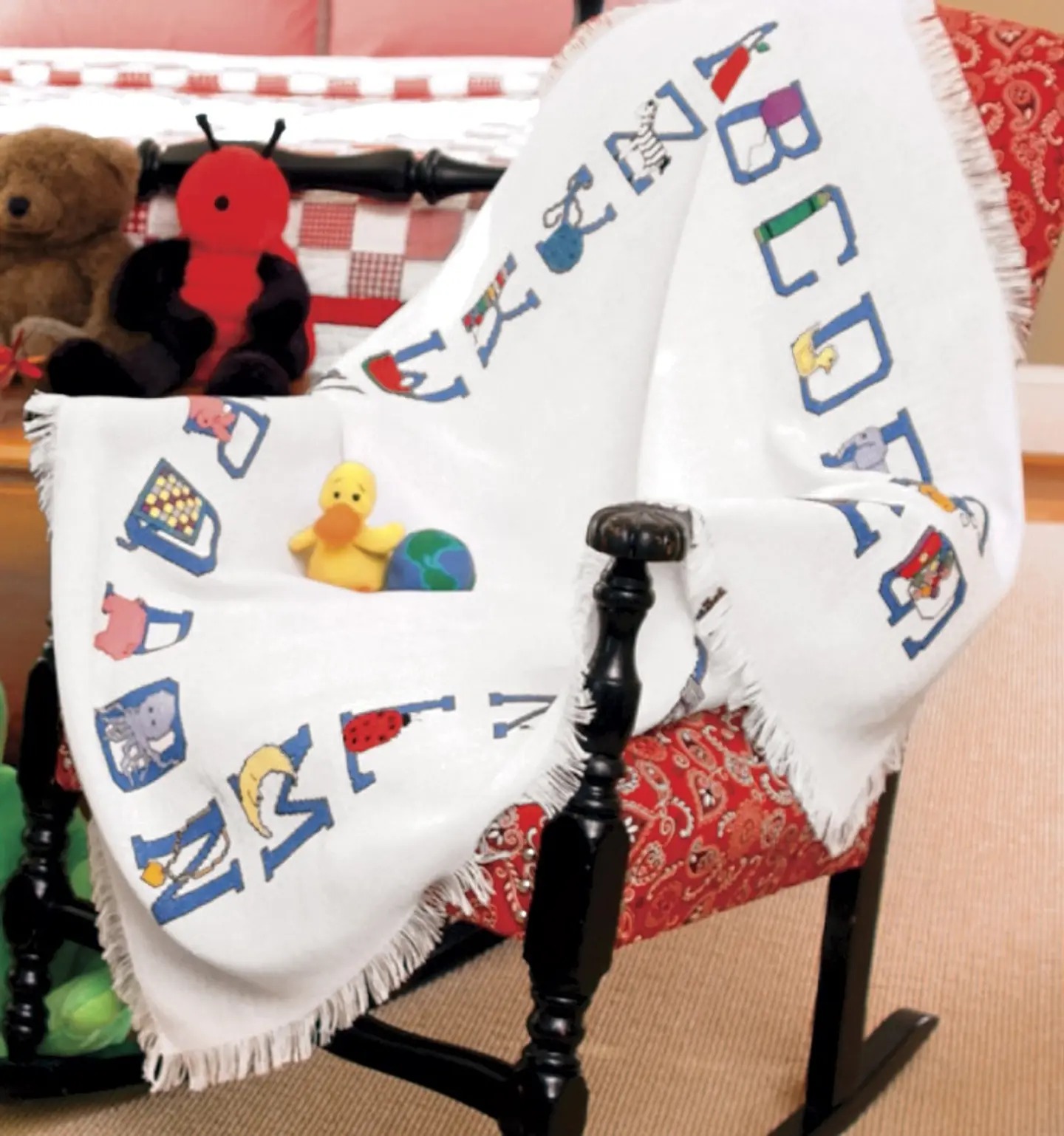 Charles Craft Ready To Stitch - Baby Alphabet Afghan