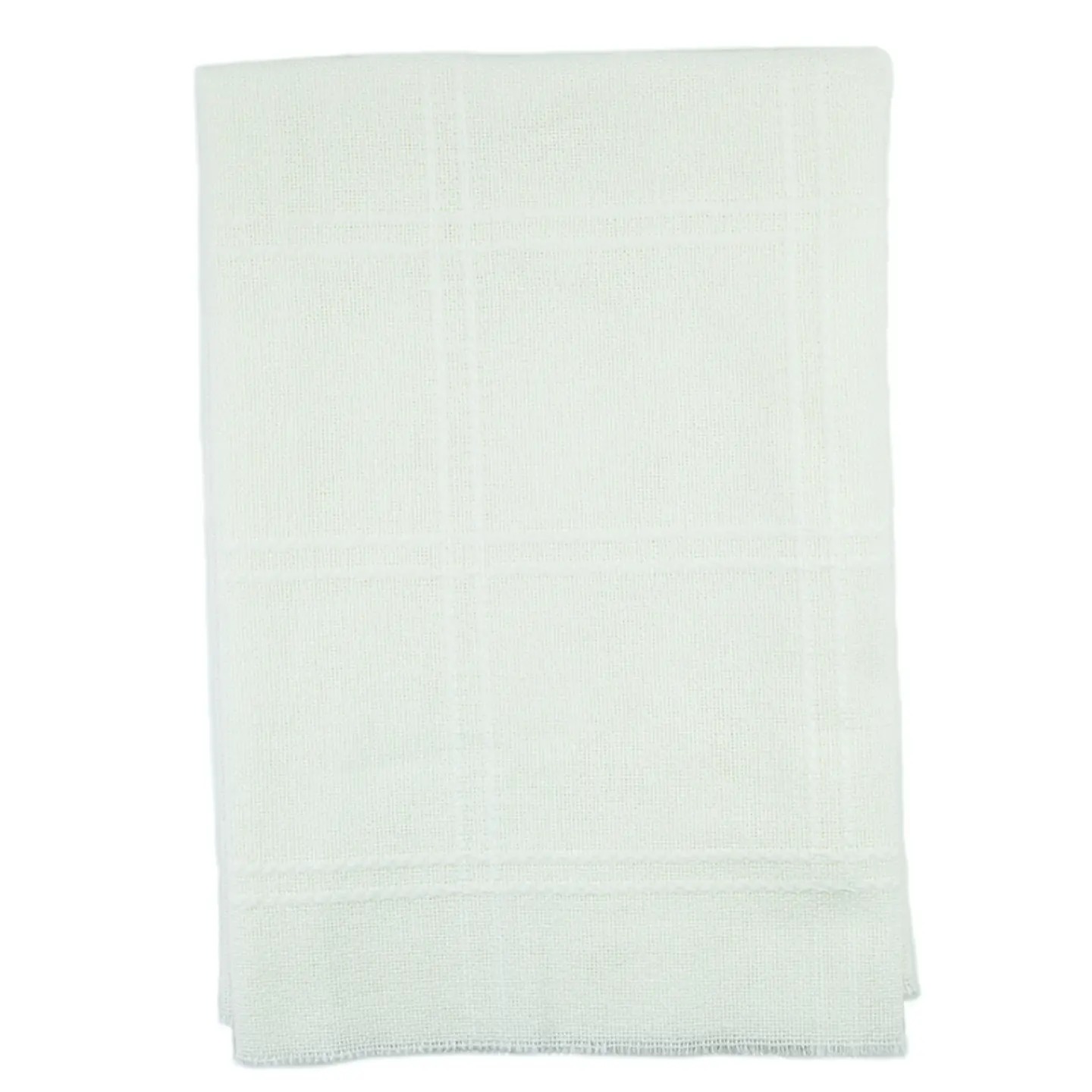 Charles Craft Ready To Stitch - White Evenweave Afghan