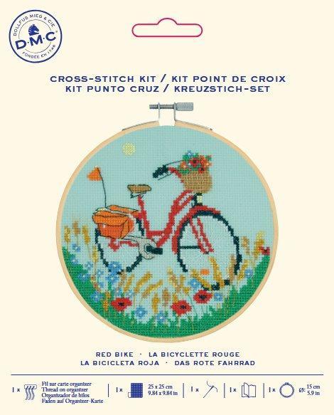 Red Bike - Cross Stitch Kit
