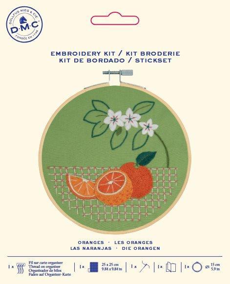 Oranges - Embroidery  Kit
