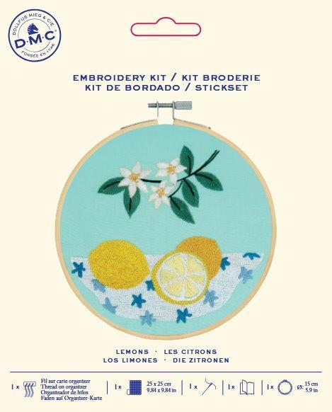 Lemons - Embroidery  Kit