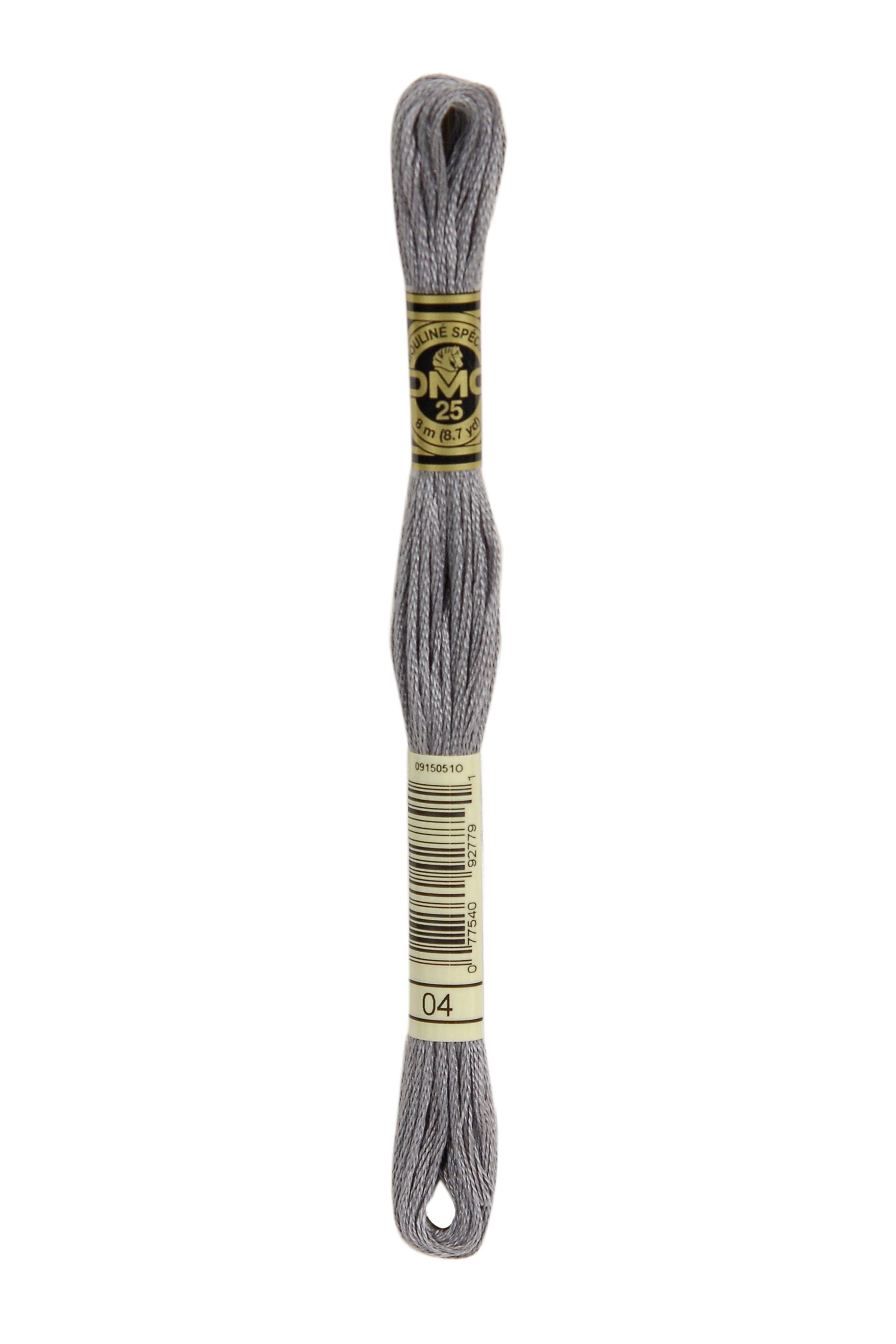 DMC 4 Six Strand Floss - Dark Tin Gray