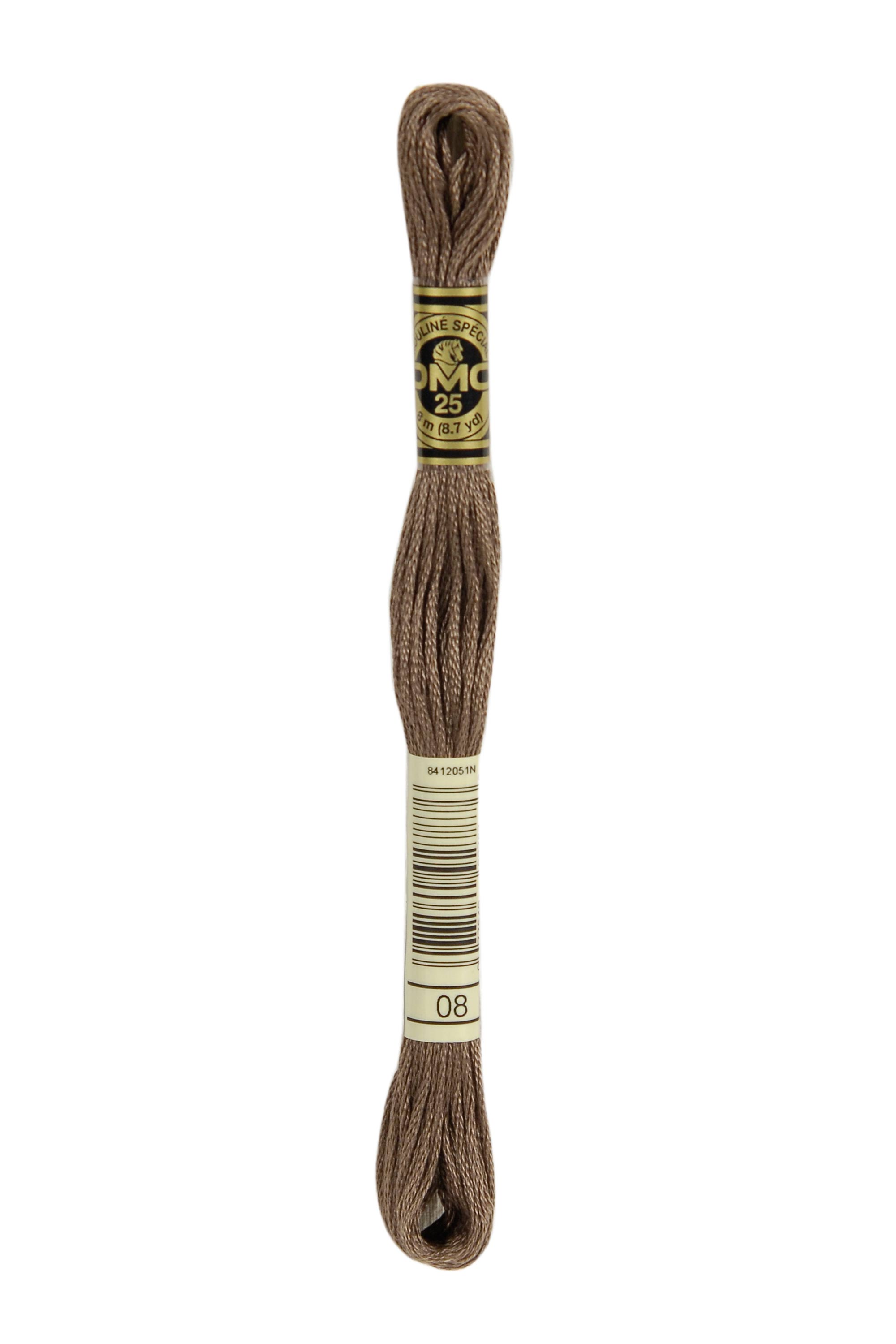 DMC 8 Six Strand Floss - Dark Driftwood Brown